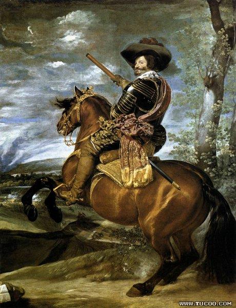 unknow artist The Count-Duke of Olivares on Horseback 1634 Germany oil painting art